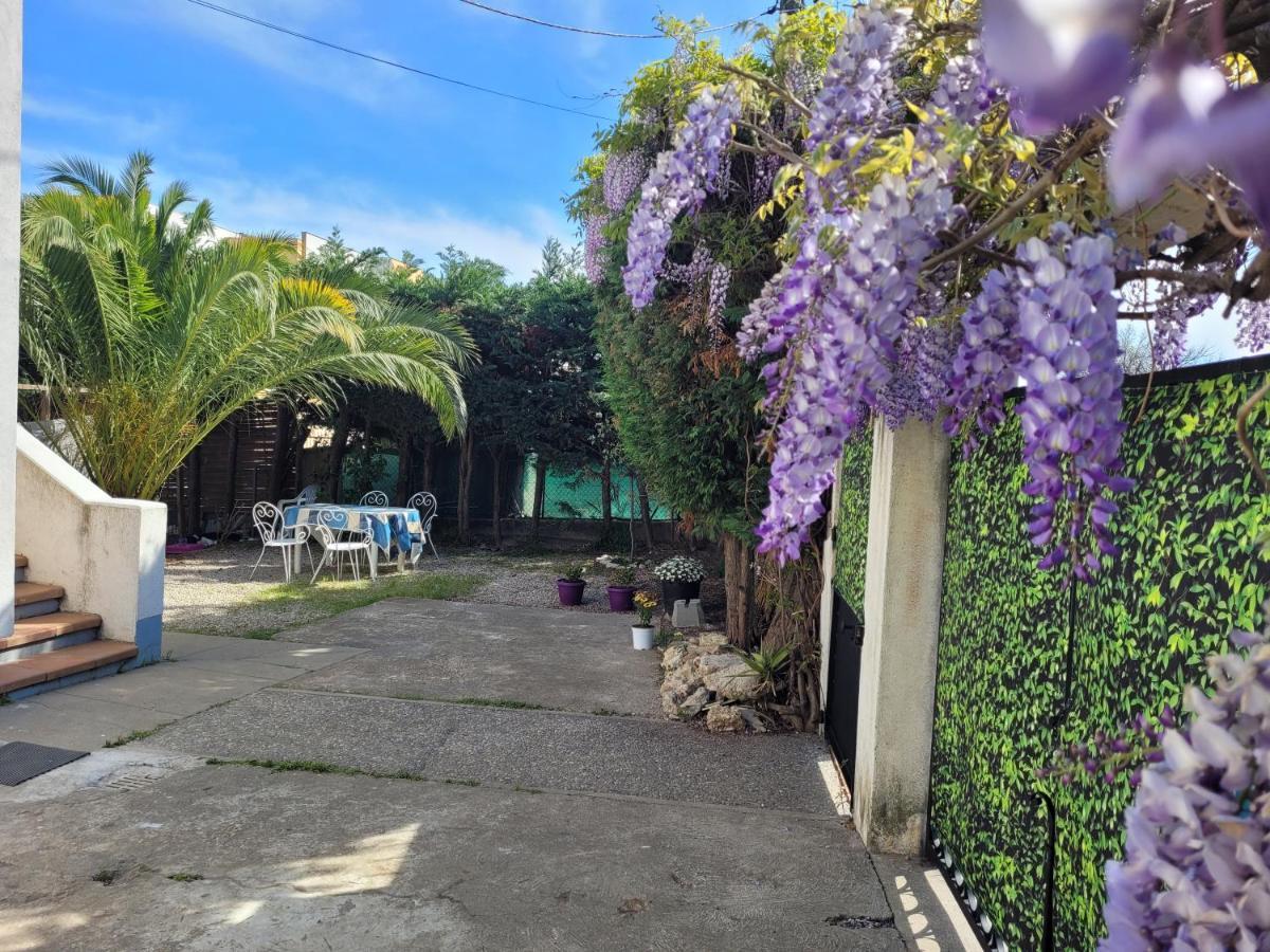 Villa La Desiree - Haut De Villa, 68M2, 8 Personnes Max, Climatise, 4 Etoiles, 120M2 De Jardin Et Parking, Wifi, Vu Mer Antibes Exteriör bild